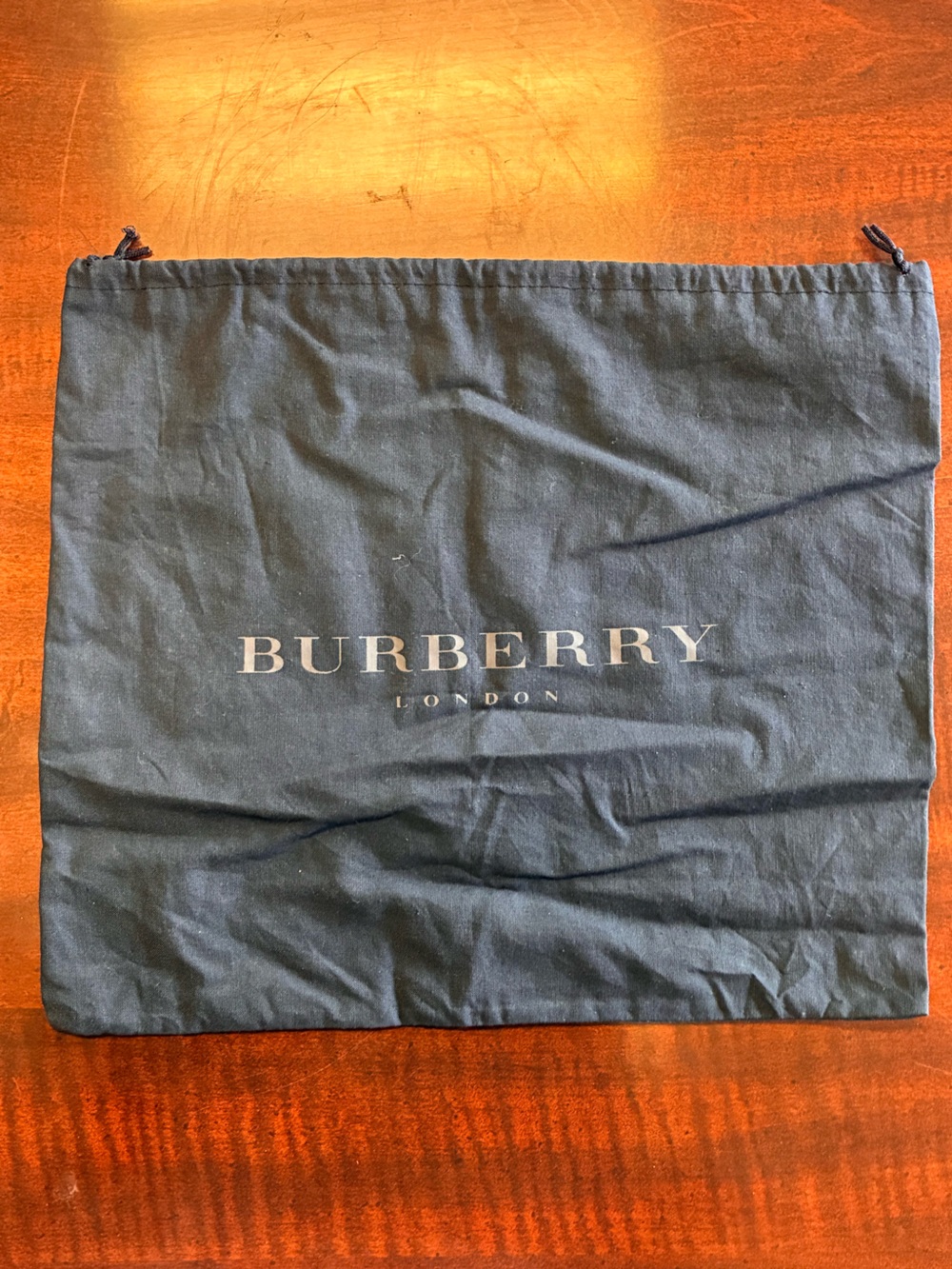 Burberry  Drawstring Dust Bag